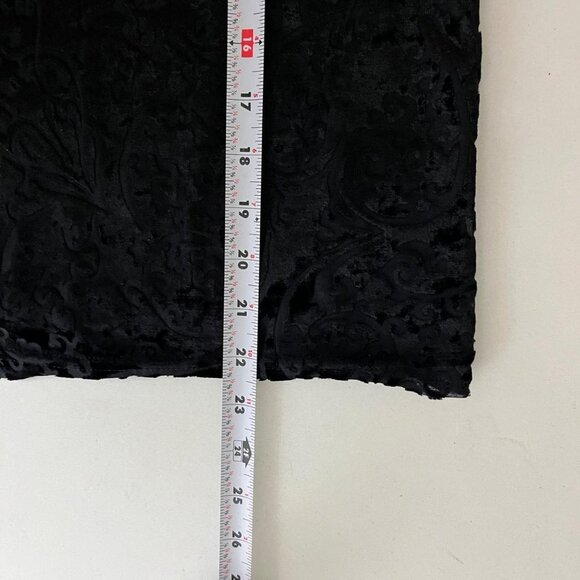 Black velvet floral y2k tank top #goth #grunge - Picture 7 of 8